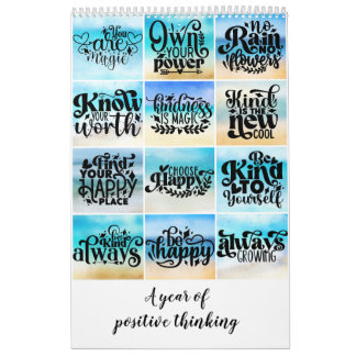 Calendrier Une année de pensée positive