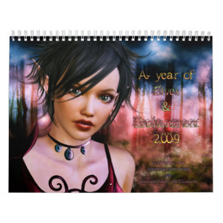 Calendrier Une année des elfes et de l'enchantement