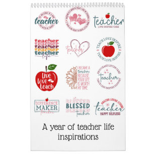 Calendrier Une année d'inspiration pour la vie des enseignant