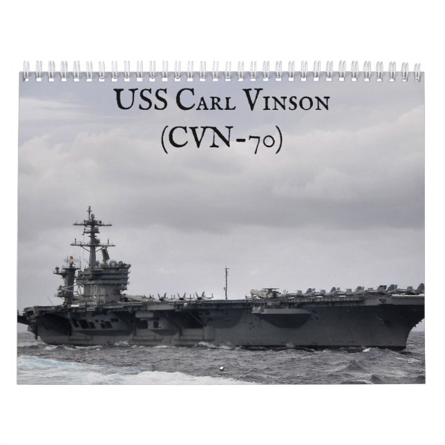 Calendrier USS Carl Vinson (CVN 70) (Protection)