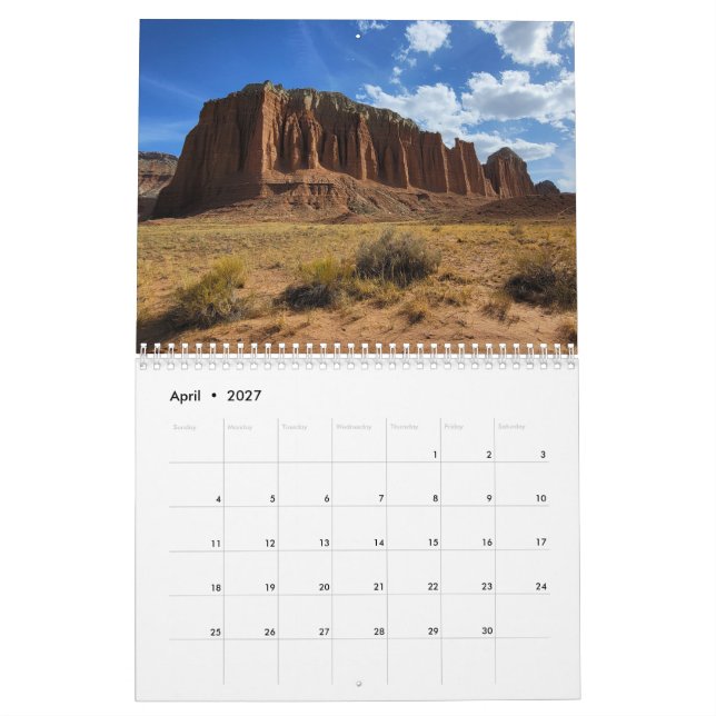 Calendrier Utah (Apr 2027)