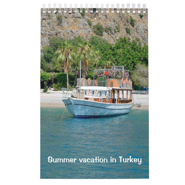 Calendrier Vacances d'été en Turquie (Protection)