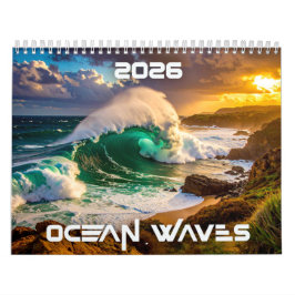 CALENDRIER VAGUES OCÉAN - 2026 -