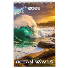 CALENDRIER VAGUES OCÉAN - 2026 -