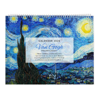Calendrier Van Gogh 2026 - Impressionnisme