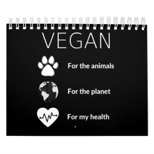 Calendrier Vegano por los  Végétaux pour animaux