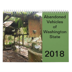 Calendrier Véhicules abandonnés de l'état de Washington