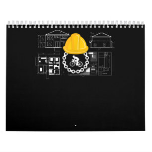 Calendrier vélo d'architecte et cadeau d'architecture