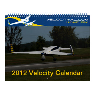 Calendrier Velocity Kitplane 2012 - Toutes les tai