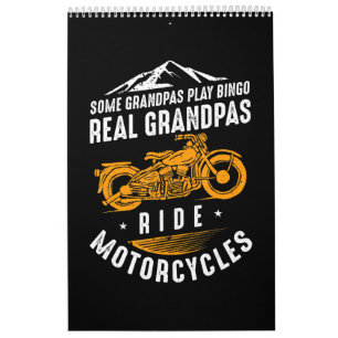 Calendrier Véritable Grandpas Ride Motos Cadeau Pour Les Vélo