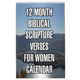 Calendrier Versets bibliques pour femmes sur 12 mois