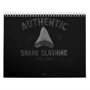 Calendrier Vêtements authentiques de requins depuis 1998 - Ca