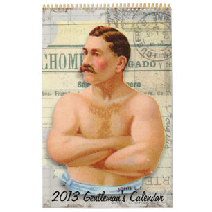 Calendrier Victorian Gentleman 2013 personnalisé