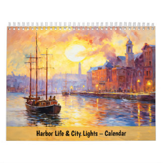 Calendrier Vie du port et lumières de la ville