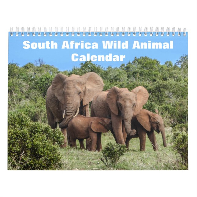 Calendrier Vie sauvage de l'Afrique du Sud 2025 (Protection)