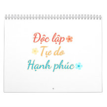 Calendrier VIETNAM - Liberté d'Indépendance