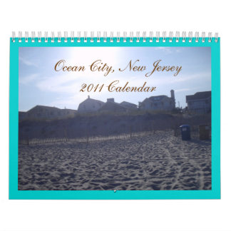 Calendrier Ville d'océan - collage - Callendar