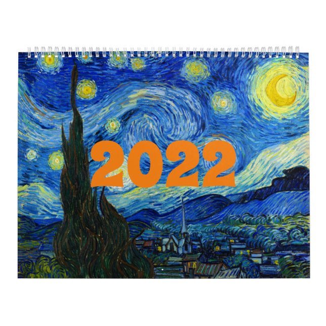 Calendrier Vincent Van Gogh 2022 (Protection)
