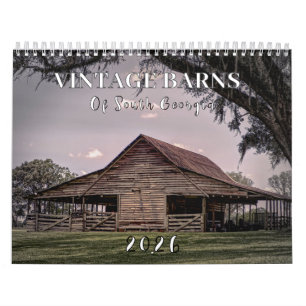 Calendrier vintage dans Géorgie du Sud