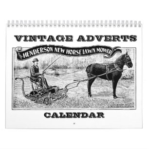 Calendrier vintage de la publicité