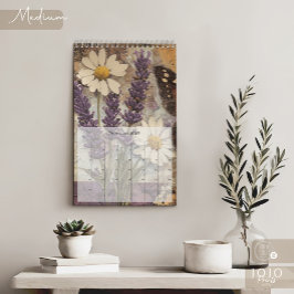 Calendrier Vintage Floral Butterfly Calendar