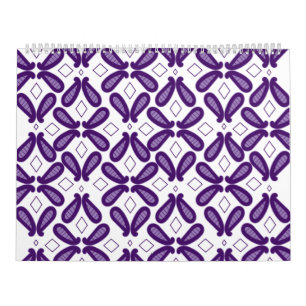 Calendrier violet, textile, organisme, violet, art, police, m