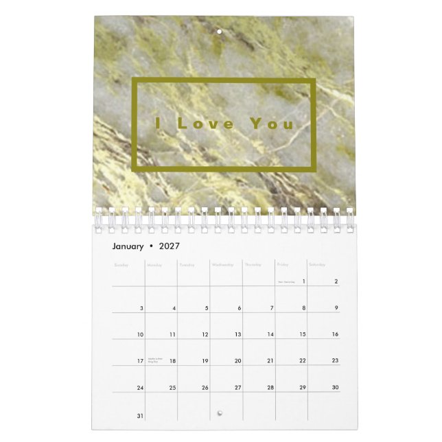 Calendrier Vision 2020 (Jan 2027)