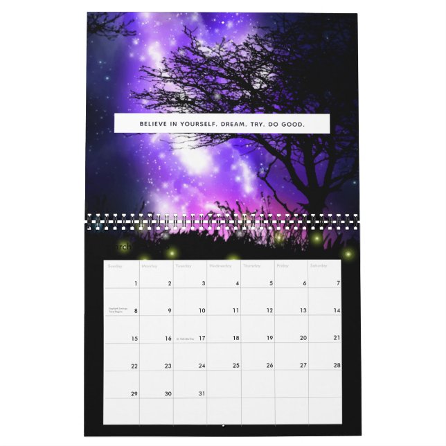 Calendrier Voie Lactée Magique (Mar 2026)