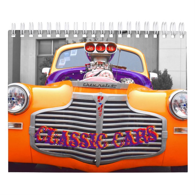 Calendrier Voitures classiques (Protection)