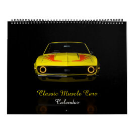 Calendrier Voitures musculaires classiques