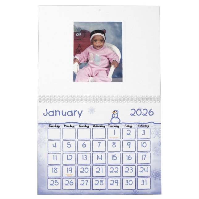 Calendrier Votre bébé (Jan 2026)