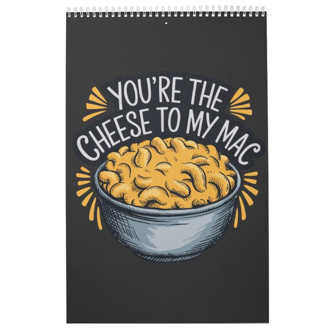 Calendrier Vous êtes le fromage à mon Mac - Amoureux du froma (Protection)