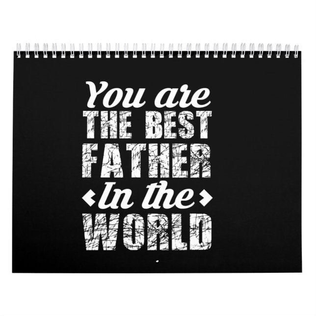 Calendrier vous êtes le meilleur père du monde (Protection)