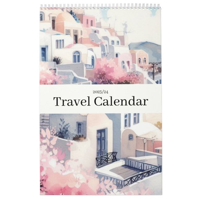 Calendrier Voyage Europe Rose Girl (Protection)