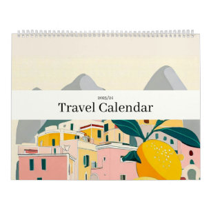 Calendrier Voyage Europe Rose Girl