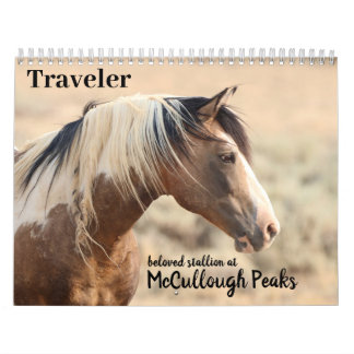 Calendrier Voyageur de McCullough Peaks Wild Horse