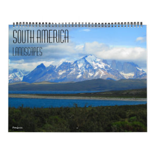 Calendrier vues d'amérique du sud 2027 (avec lieux) grandes
