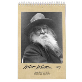 Calendrier Walt Whitman Portraits et poésie