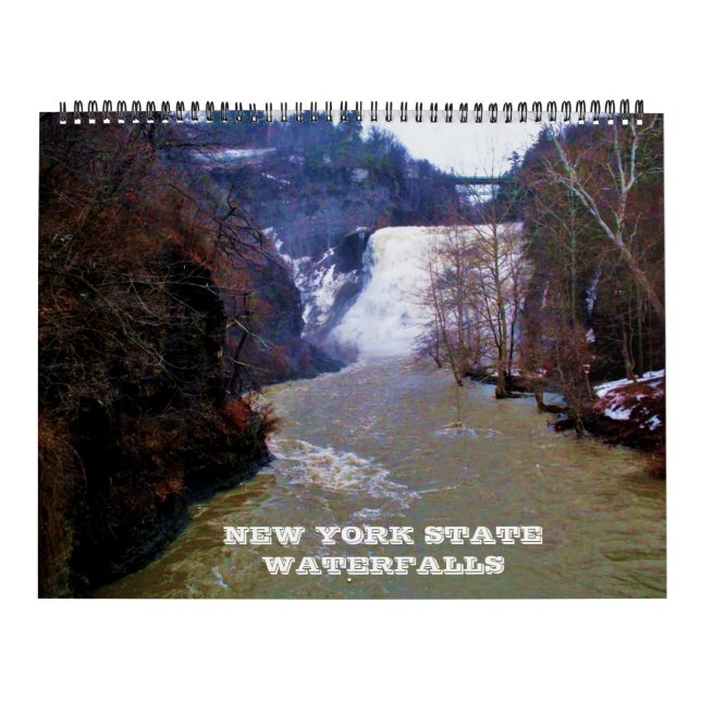 Calendrier WATERFALLS OF NEW YORK STATE  calendar (Protection)