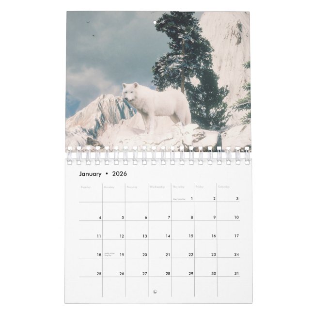 Calendrier Wolf (Jan 2026)