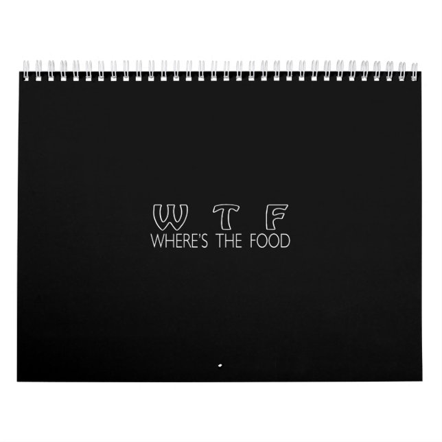 Calendrier wtf où est la nourriture (Protection)