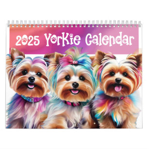 Calendrier Yorkie 2025