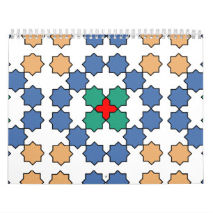 Calendrier Zellige marocain