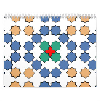 Calendrier Zellige marocain