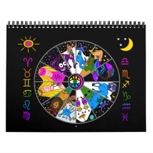 CALENDRIER ZODIAC 12 MOIS