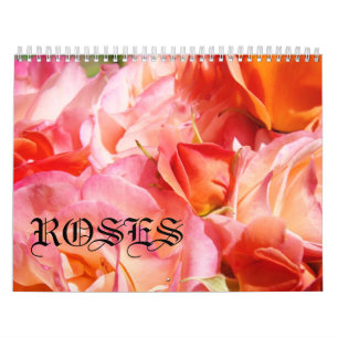 Calendriers de roses personnalisés Calendrier flor