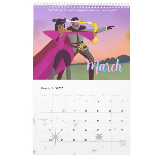 Calendriers Fairytales 2025 | Calendriers pour fem (Mar 2027)