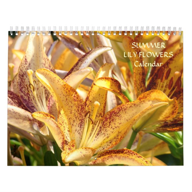 CALENDRIERS LIS LIS Fleurs Lis d'été (Protection)