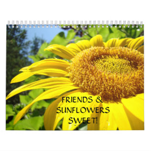 CALENDRIERS TOURNESOLS Calendrier Fleuriste Cadeau