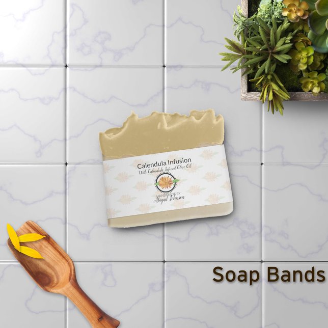 Calendula Artisan Soap Band Wrap Packaging (Von Creator hochgeladen)